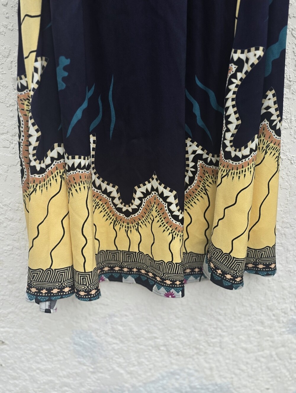ETRO Italy Floral Border Print Maxi Skirt | Viscose Boho Resortwear IT 44 US 8 - Picture 6 of 13